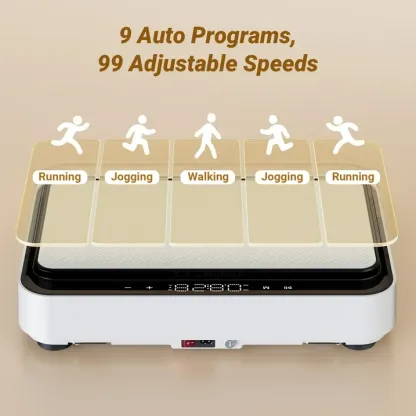 UTRYUP Vibration Plate Exercise Machine with Remote Control & Resistance Bands for Home Workout