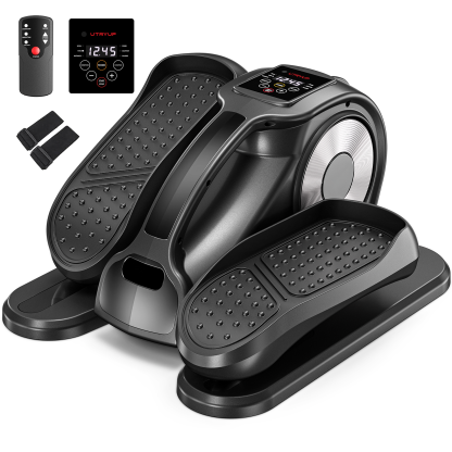 UTRYUP Under Desk Elliptical Machine, 12-Speed Quiet Seated Pedal Exerciser for Home Office, Seniors & Leg Exercise