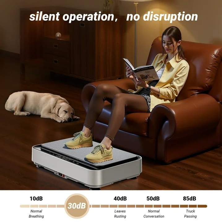 UTRYUP Vibration Plate Exercise Machine with Remote Control & Resistance Bands for Home Workout