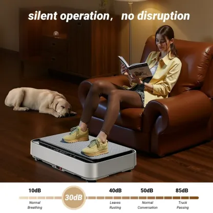 UTRYUP Vibration Plate Exercise Machine with Remote Control & Resistance Bands for Home Workout