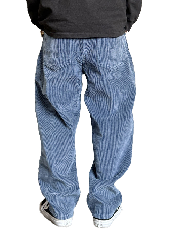 Men's Casual Simple Vintage Corduroy Multi Pocket Trousers