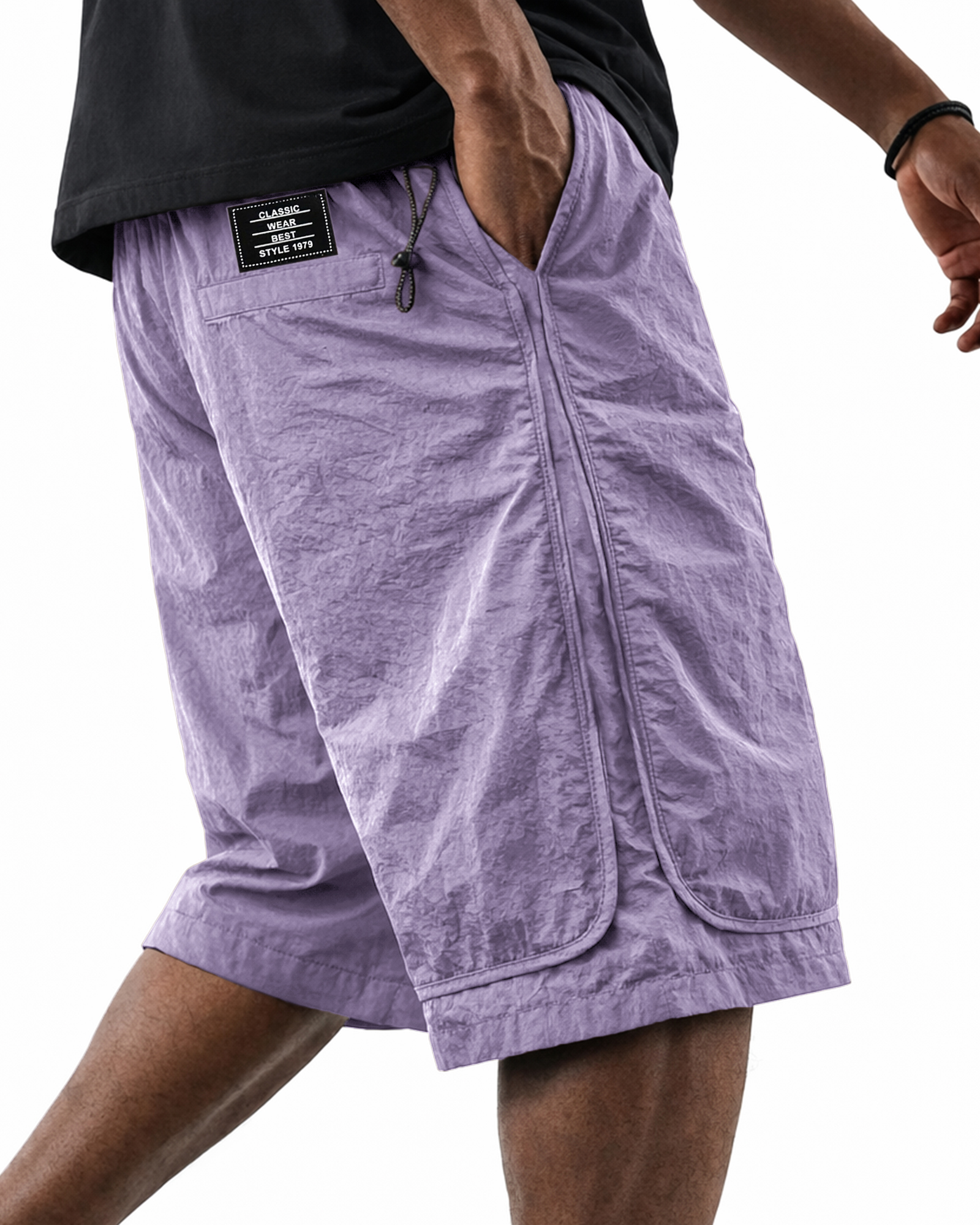 Outdoor Lightweight Quick-drying Multi-pocket Embroidered Label Shorts