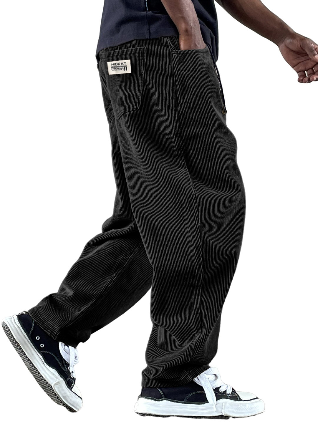 Men's Casual Retro Multi-Pocket Workwear Corduroy Pants