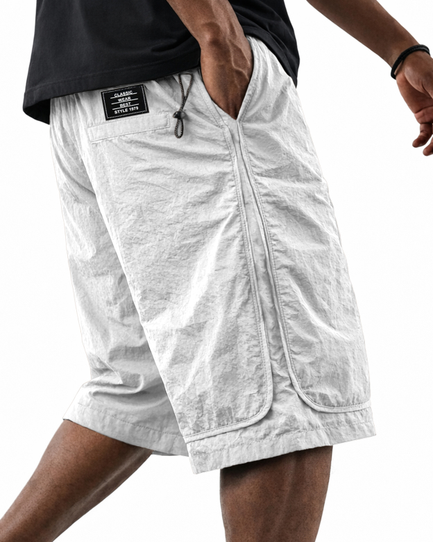 Outdoor Lightweight Quick-drying Multi-pocket Embroidered Label Shorts