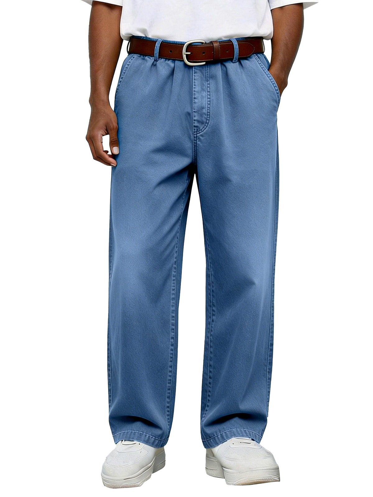 Men's Simple Retro Versatile Comfortable Loose Trousers