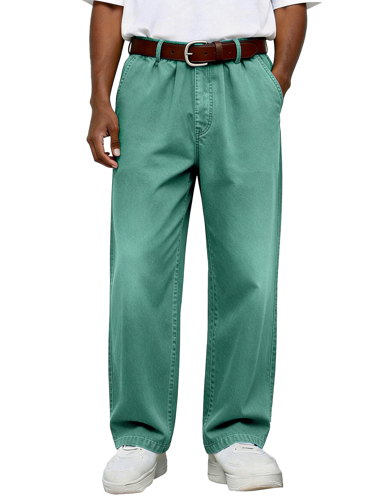 Men's Simple Retro Versatile Comfortable Loose Trousers