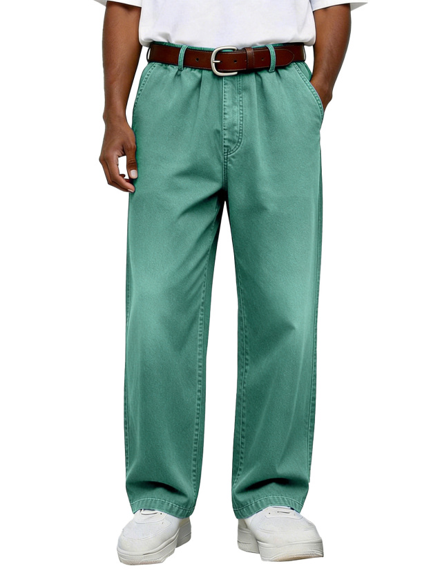 Men's Simple Retro Versatile Comfortable Loose Trousers