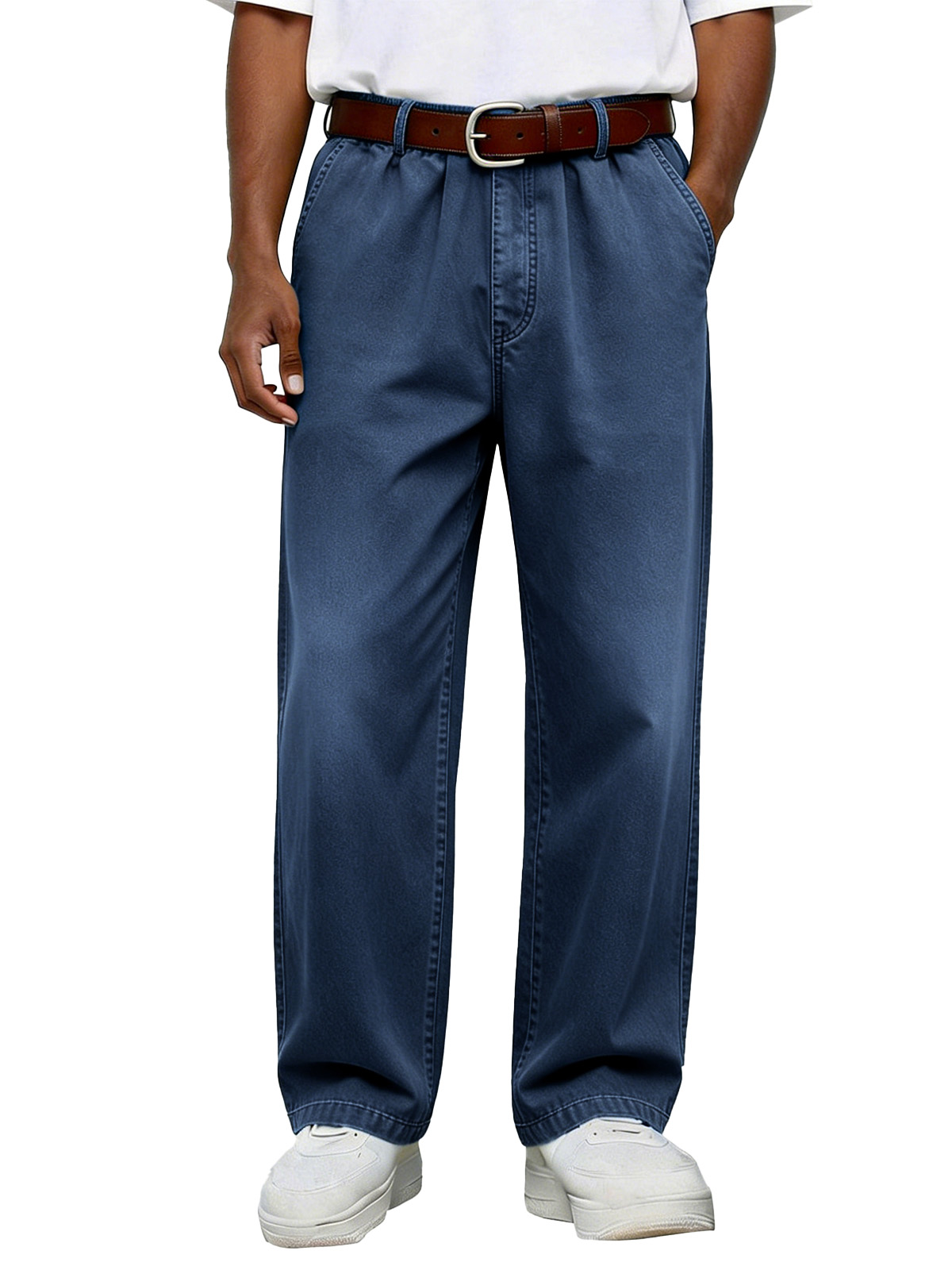 Men's Simple Retro Versatile Comfortable Loose Trousers