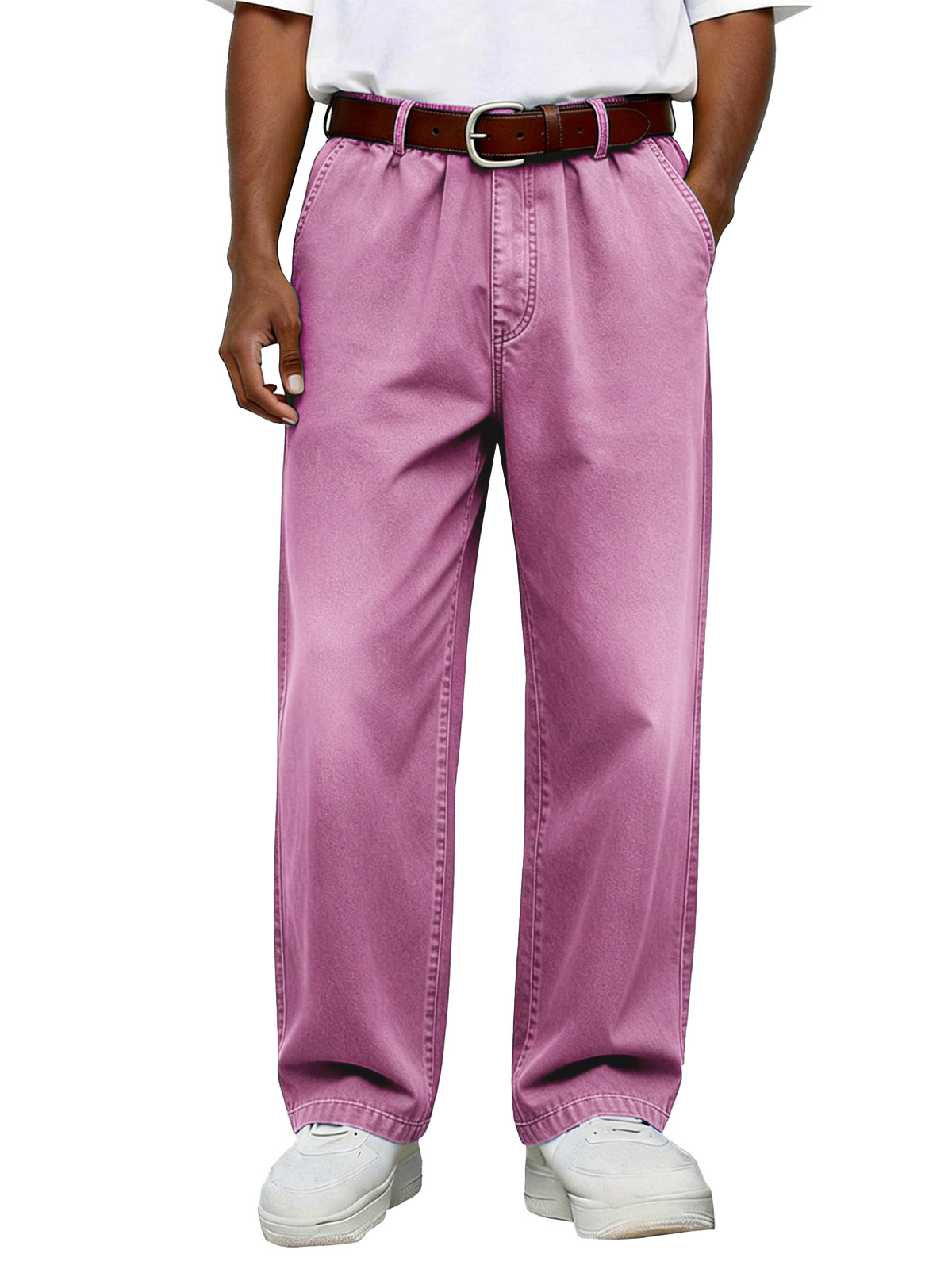 Men's Simple Retro Versatile Comfortable Loose Trousers