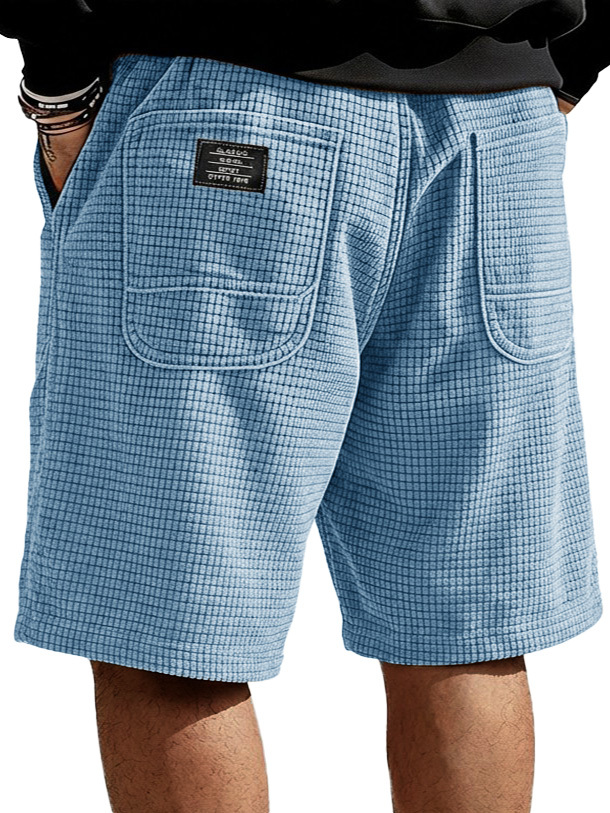 Men's Fashionable Casual Double Pocket Shorts