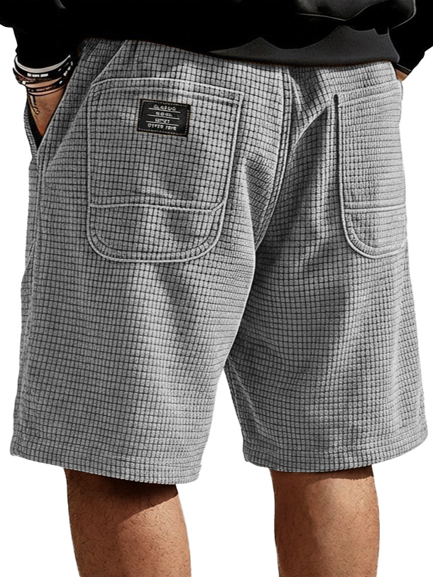 Men's Fashionable Casual Double Pocket Shorts