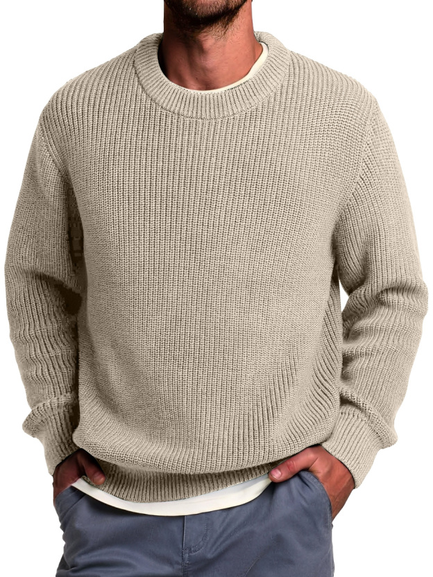 Simple And Fashionable Round Neck Casual And Comfortable Sweater