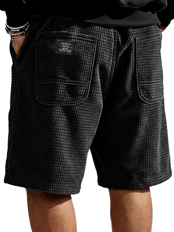 Men's Fashionable Casual Double Pocket Shorts