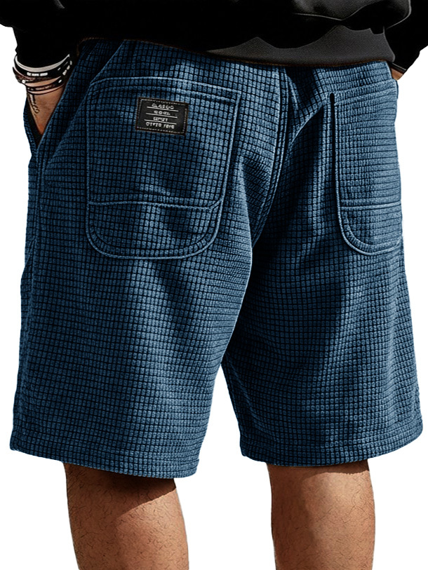 Men's Fashionable Casual Double Pocket Shorts