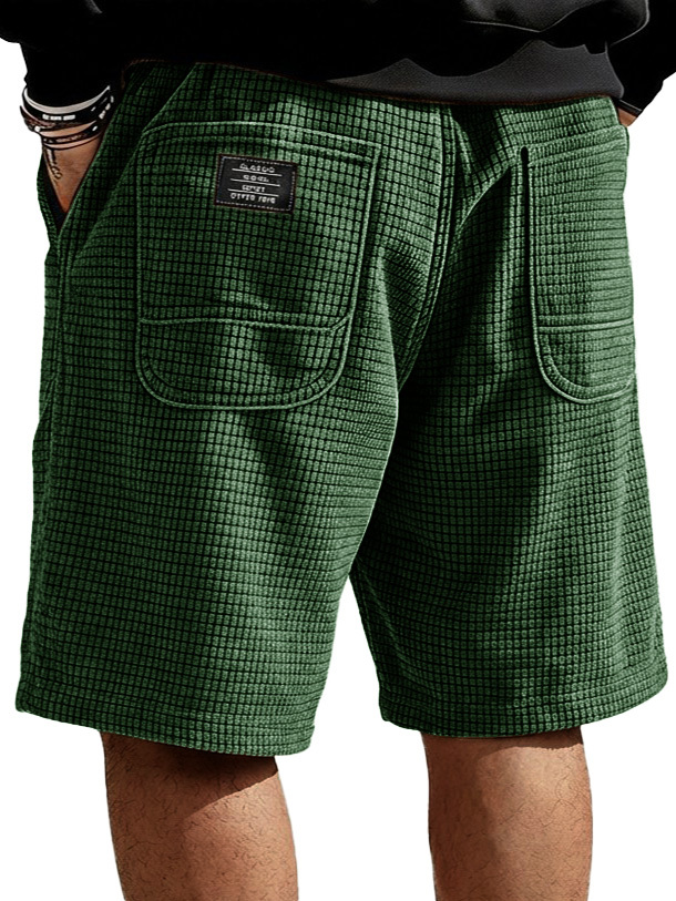 Men's Fashionable Casual Double Pocket Shorts