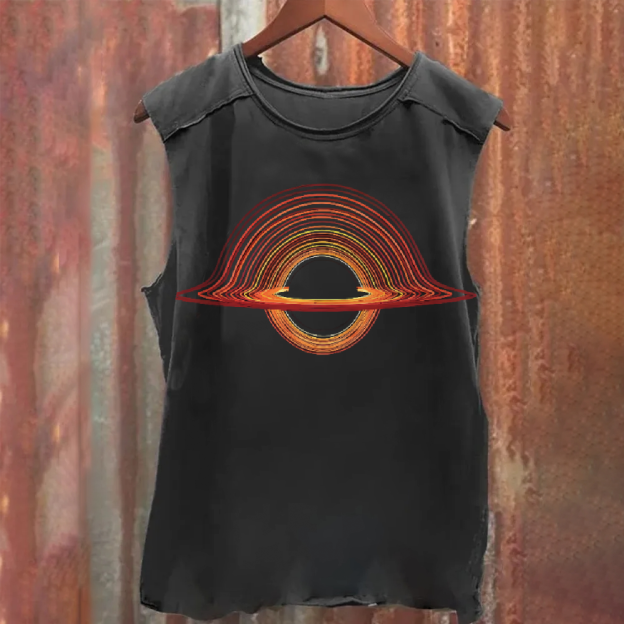 Black Hole Washed Space Tank Top 