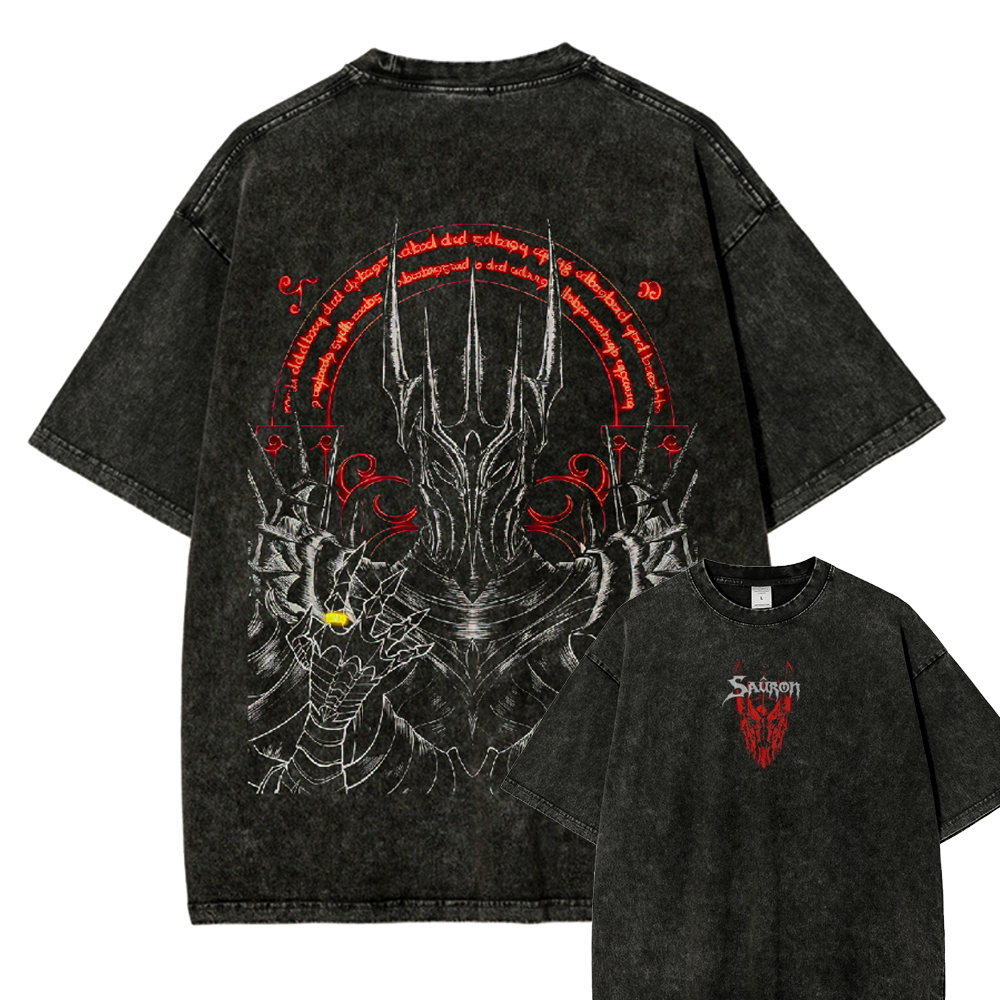 Dark Fantasy Overlord  Washed T-Shirt 