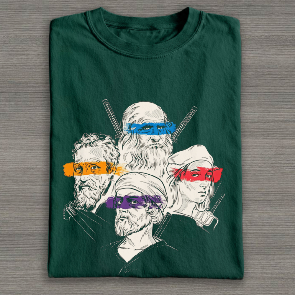 Renaissance Masters Portrait Washed Cotton T-shirt
