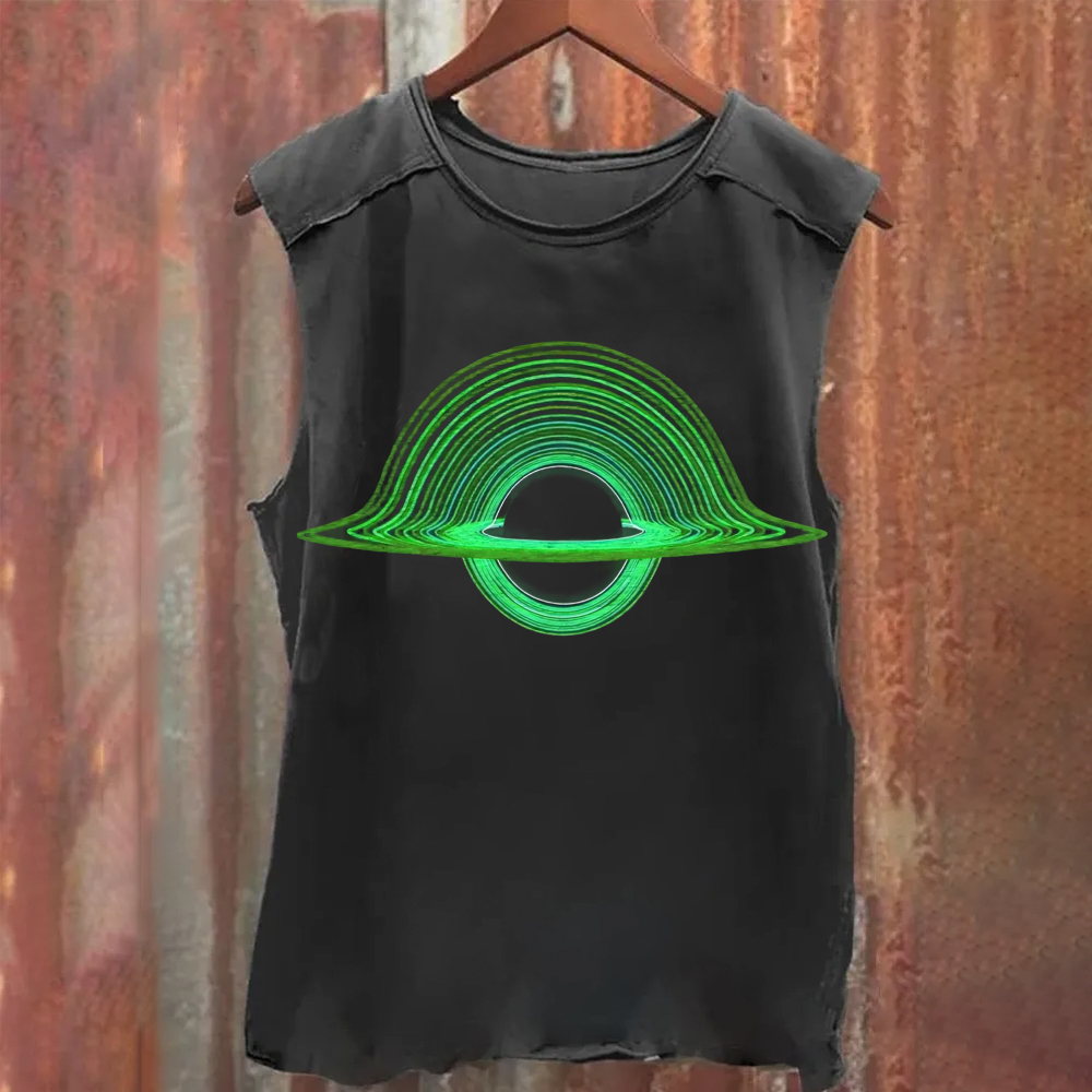Black Hole Washed Space Tank Top 