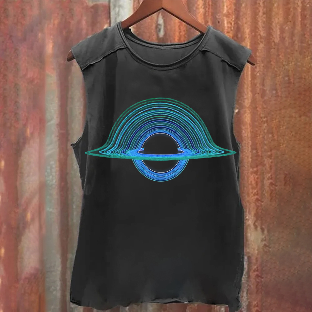 Black Hole Washed Space Tank Top 