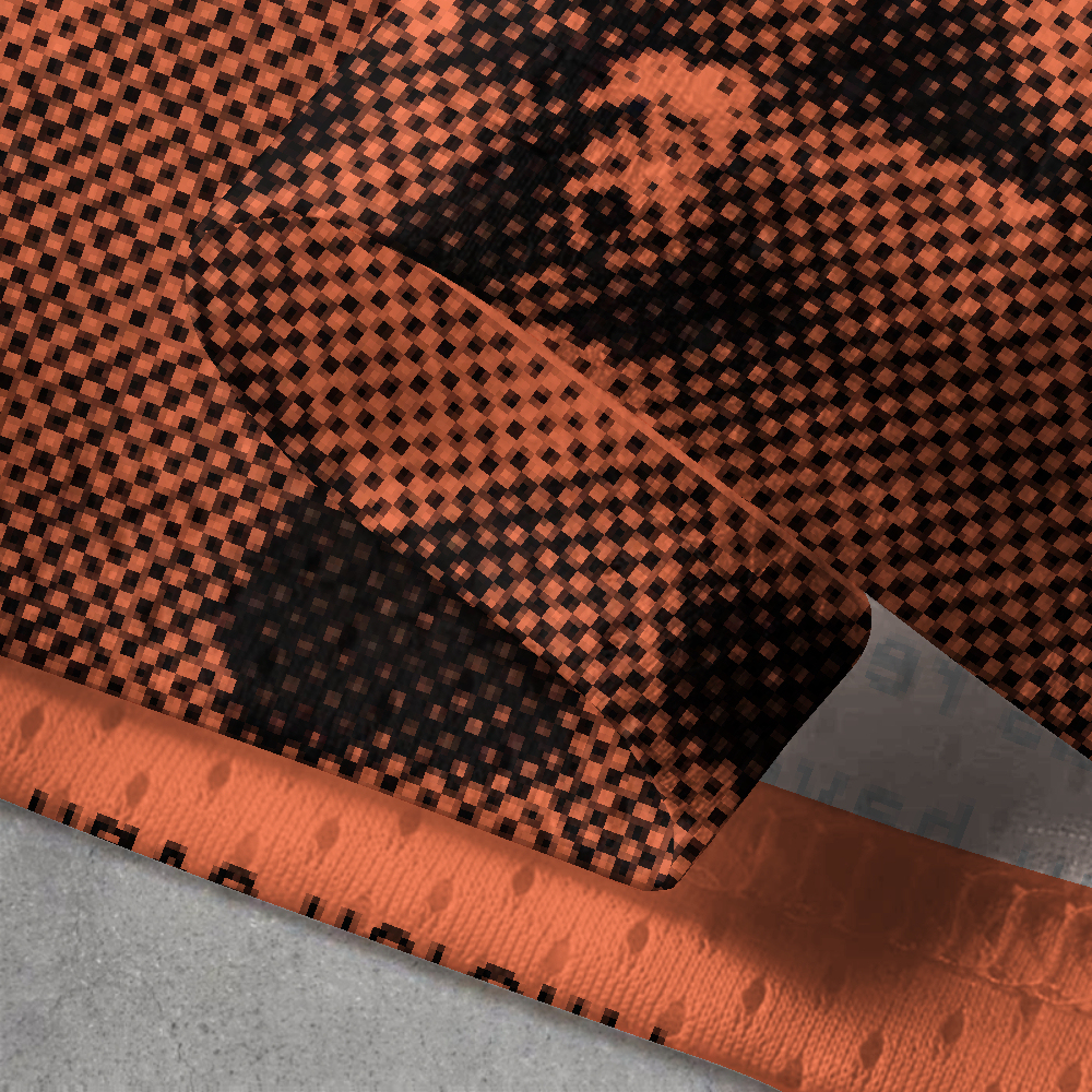 Retro Halftone Urban Graphic Jersey Shirts