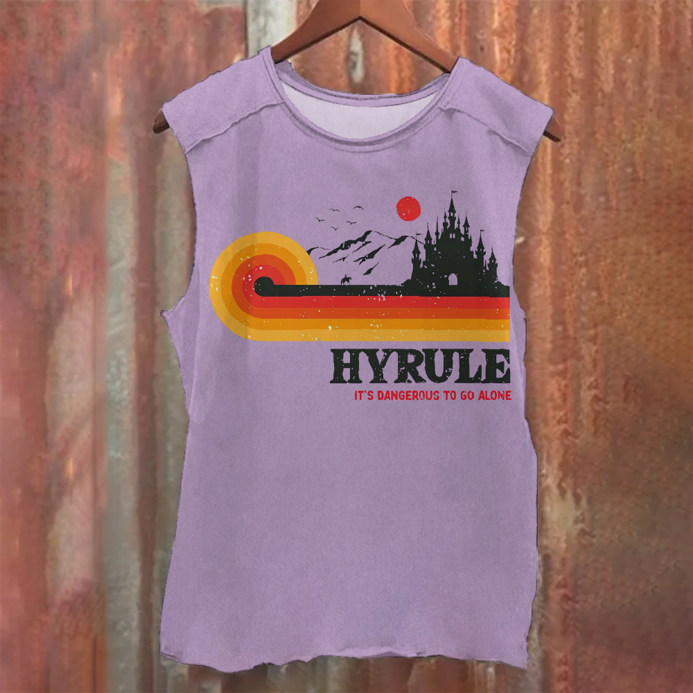 It's Dangerous To Go Alone  Casual Printed Tank Top