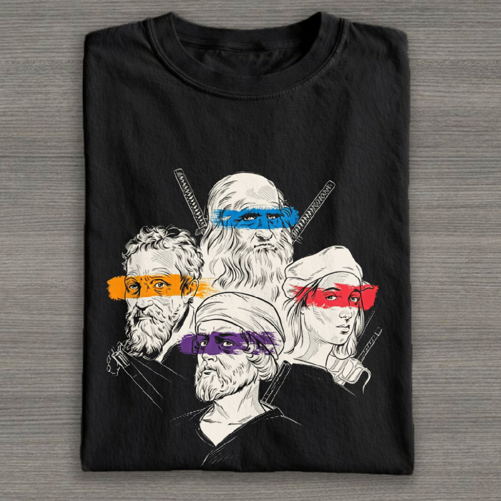 Renaissance Masters Portrait Washed Cotton T-shirt