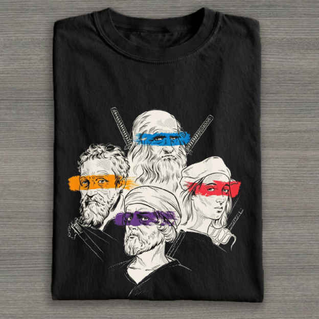 Renaissance Masters Portrait Washed Cotton T-shirt