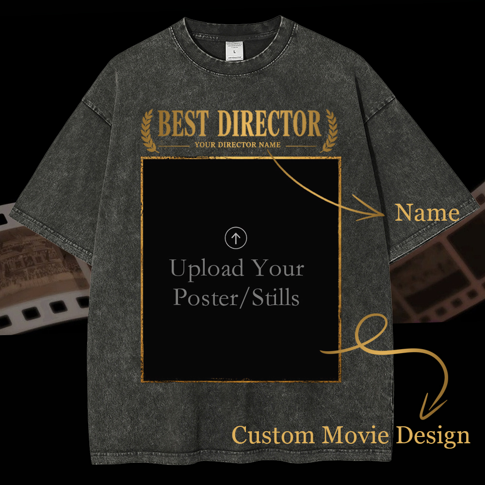 Best Director Personalized Washed T-Shirt 