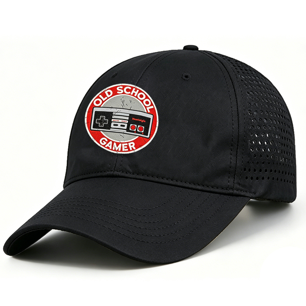 Old School Gamer Geek Breathable And Quick-Drying Baseball Cap