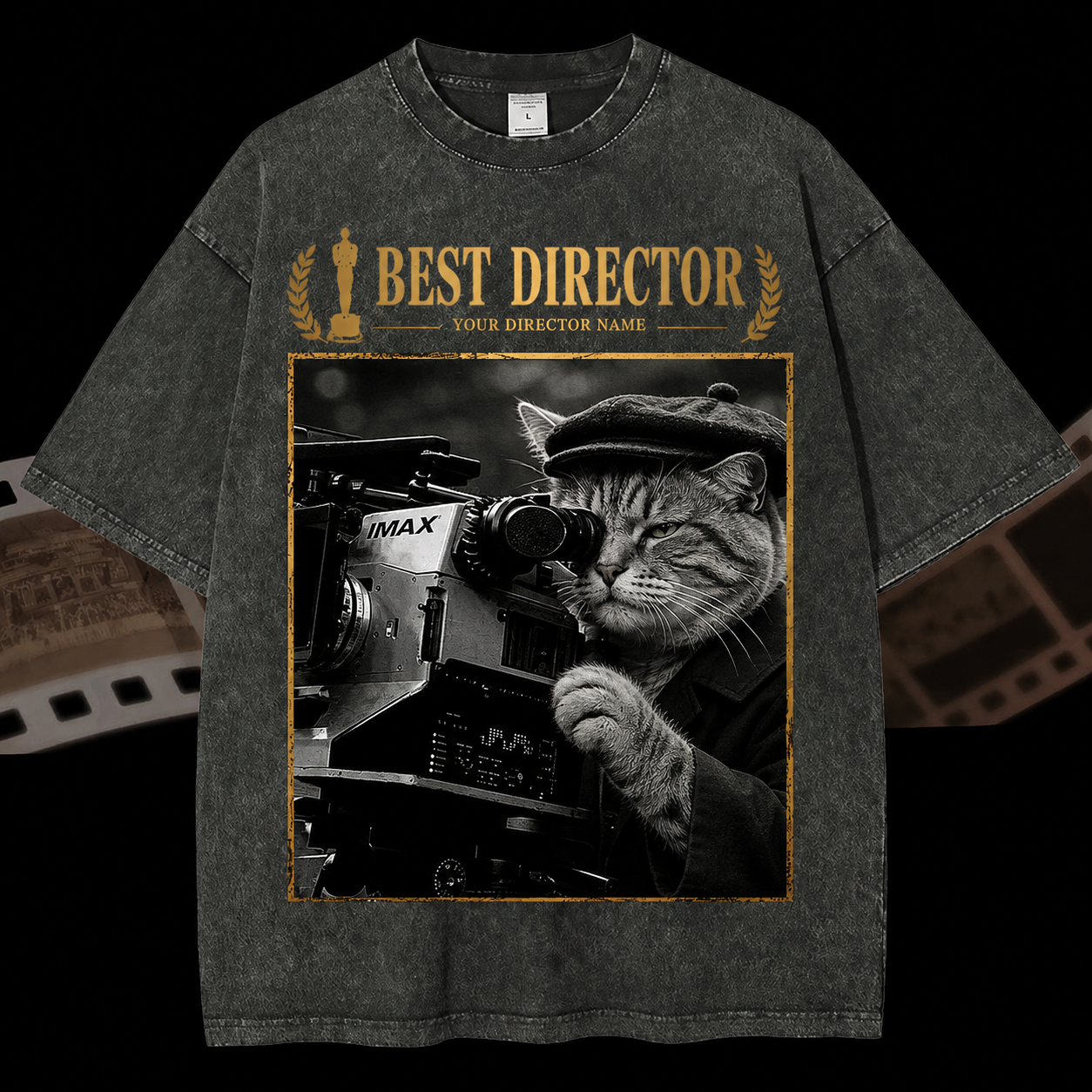 Best Director Personalized Washed T-Shirt 