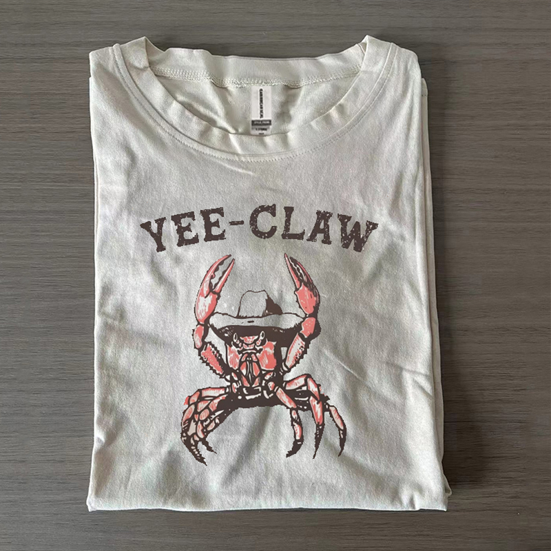 Yee Claw Yee Haw Crab T-Shirt