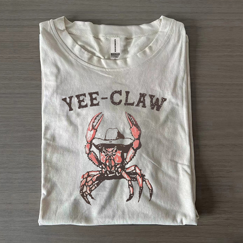 Yee Claw Yee Haw Crab T-Shirt