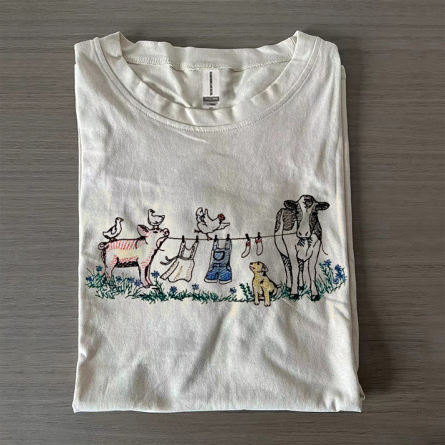 Barnyard Animals Comfort Colors T-Shirt