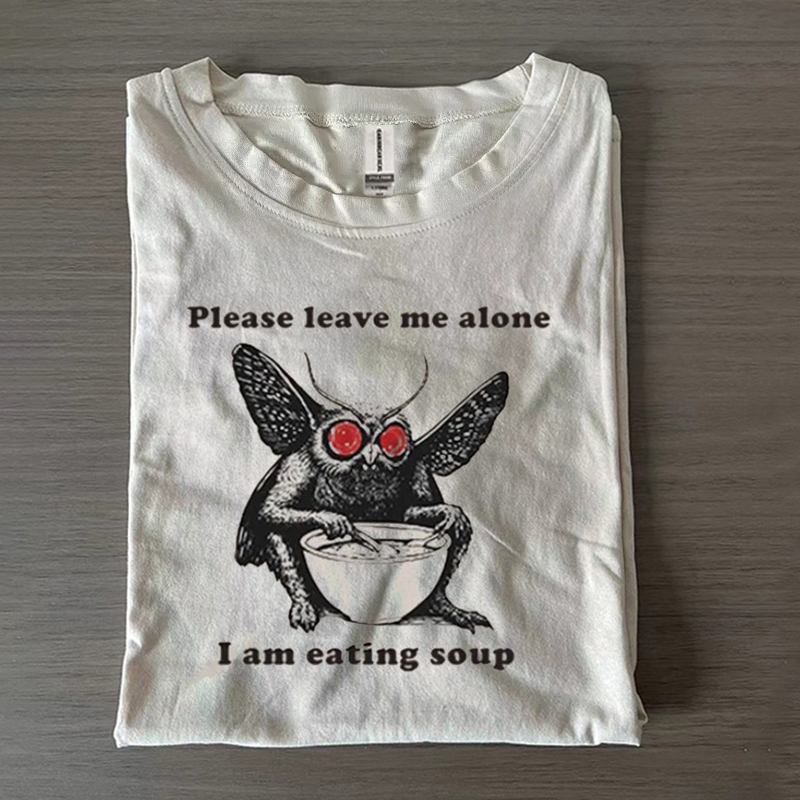 Mothman Eating Soup T-shirt