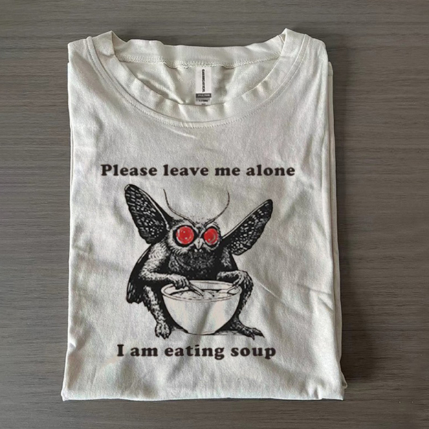 Mothman Eating Soup T-shirt