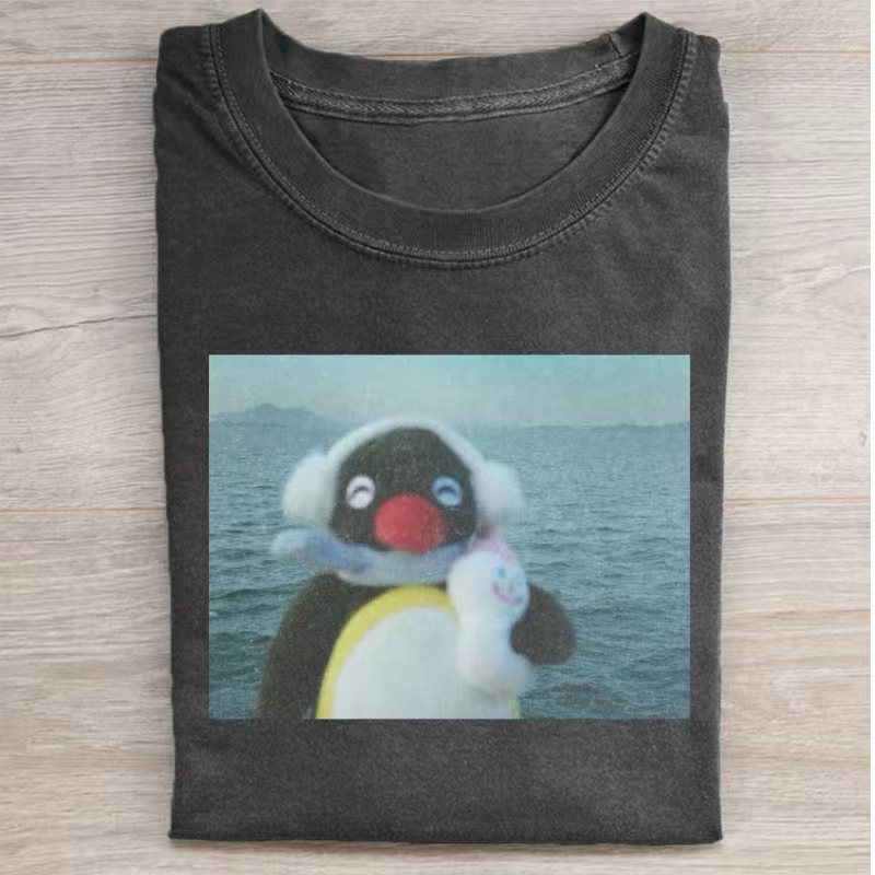 Funny Animal Vintage Graphic T-shirt