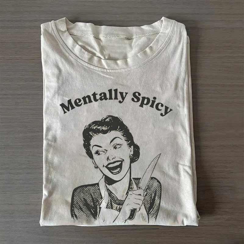 Mentally Spicy Cotton T-Shirt