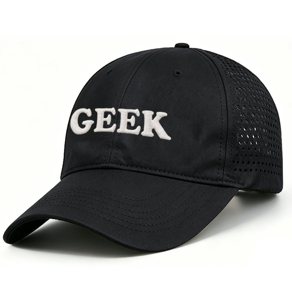 Embroidery Geek Breathable And Quick-Drying Baseball Cap