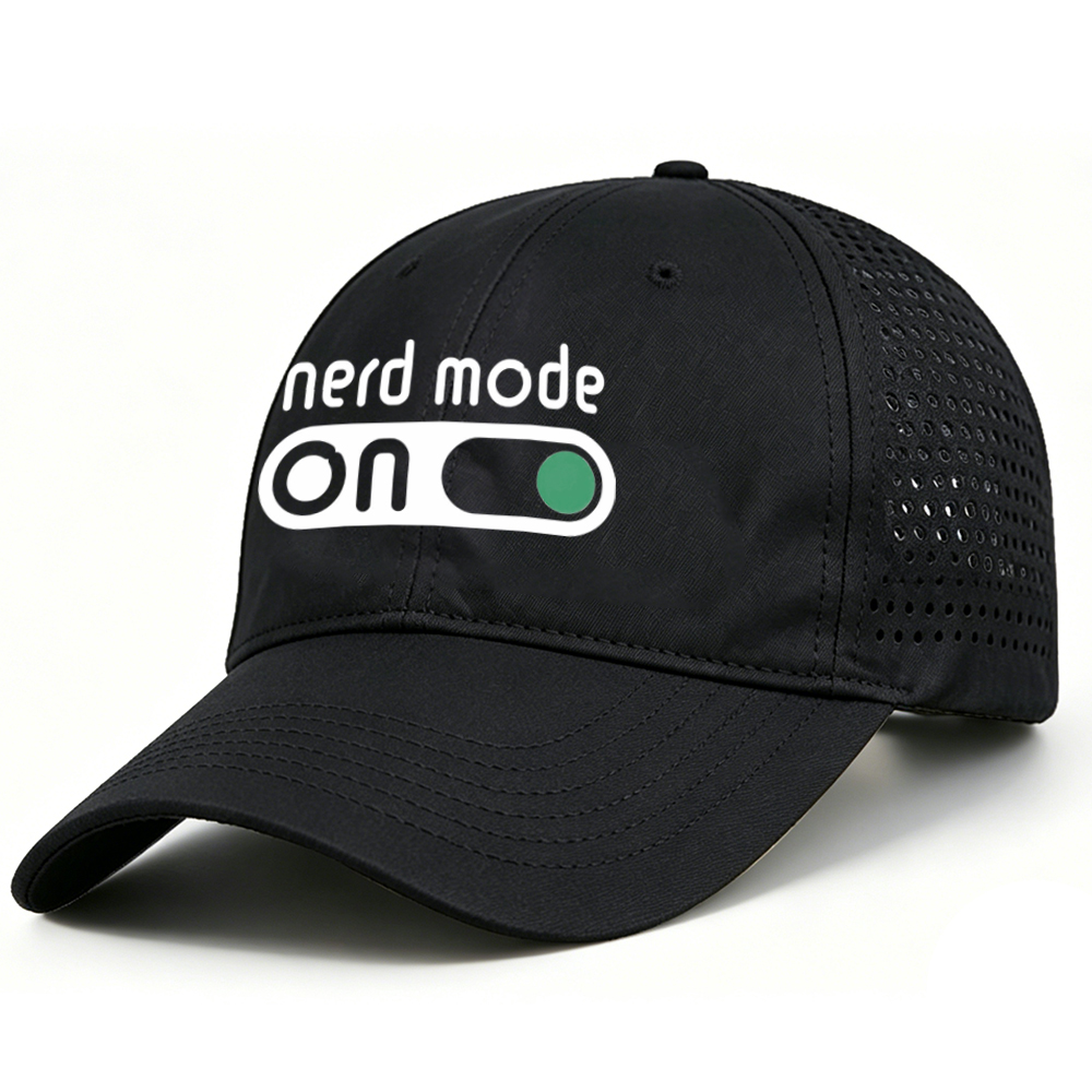 Nerd Mode On Geek Breathable And Quick-Drying Baseball Cap