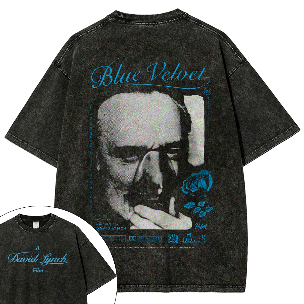 Blue Velvet Washed T-Shirt 