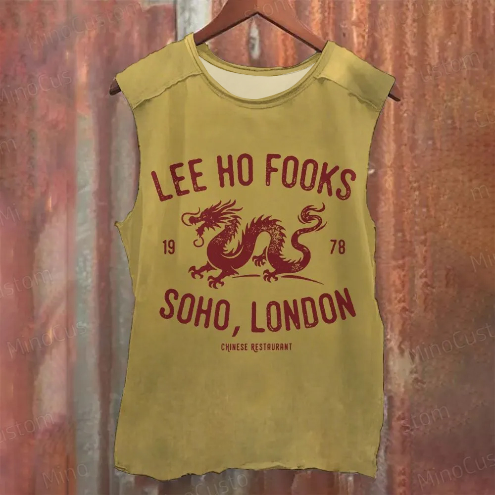  LEE HO FOOKS 1978 Dragon Restaurant Graphic Tank Top