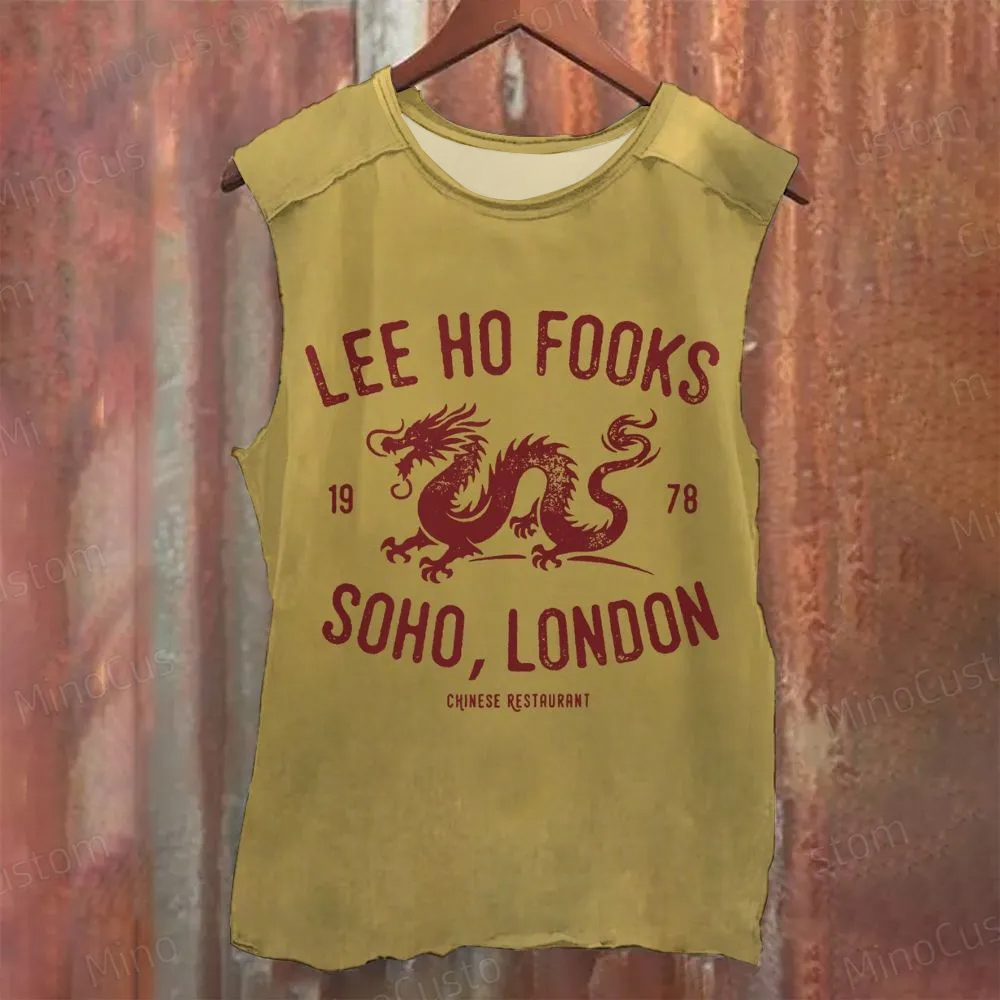 LEE HO FOOKS 1978 Dragon Restaurant Graphic Tank Top