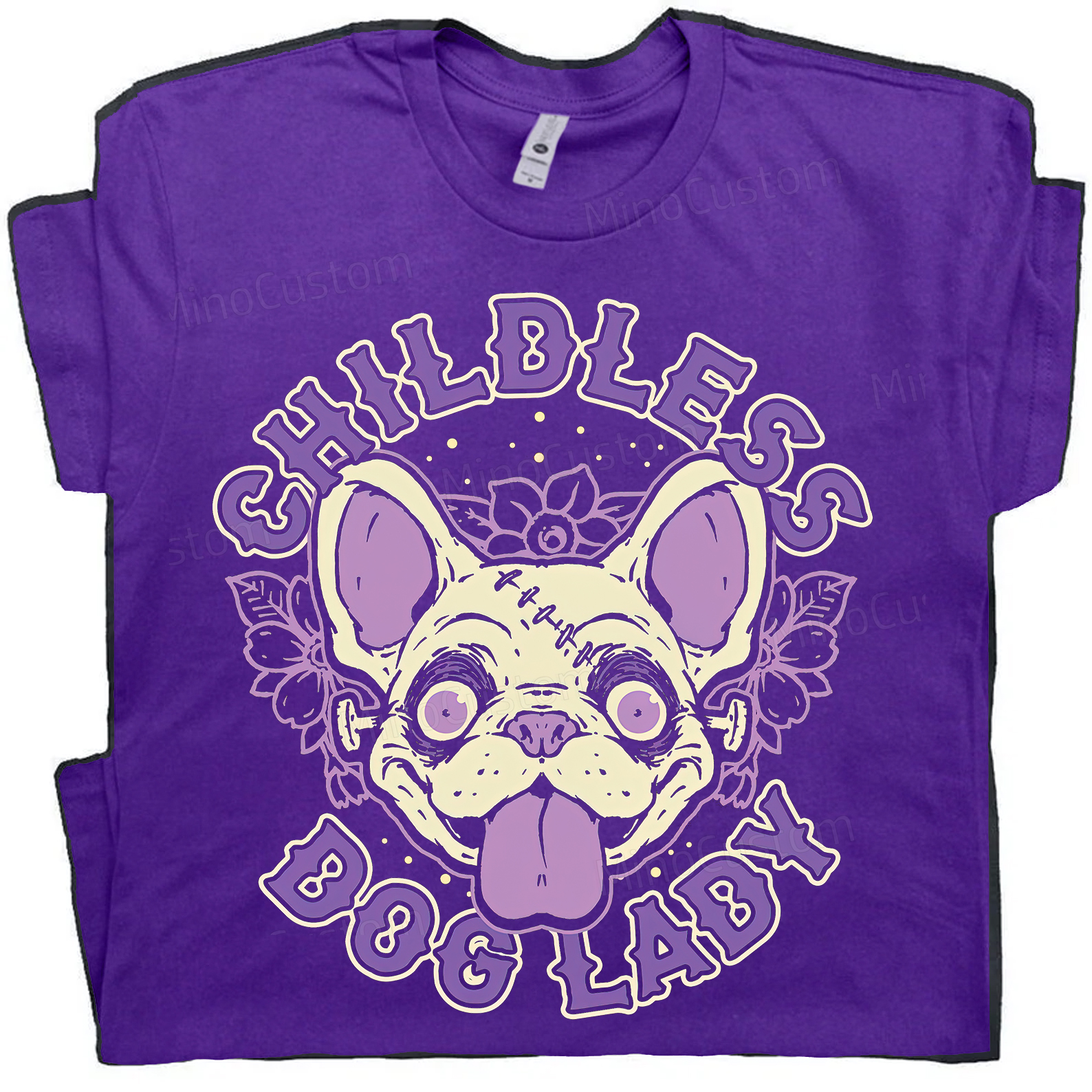 Childless Dog Lady T-shirt