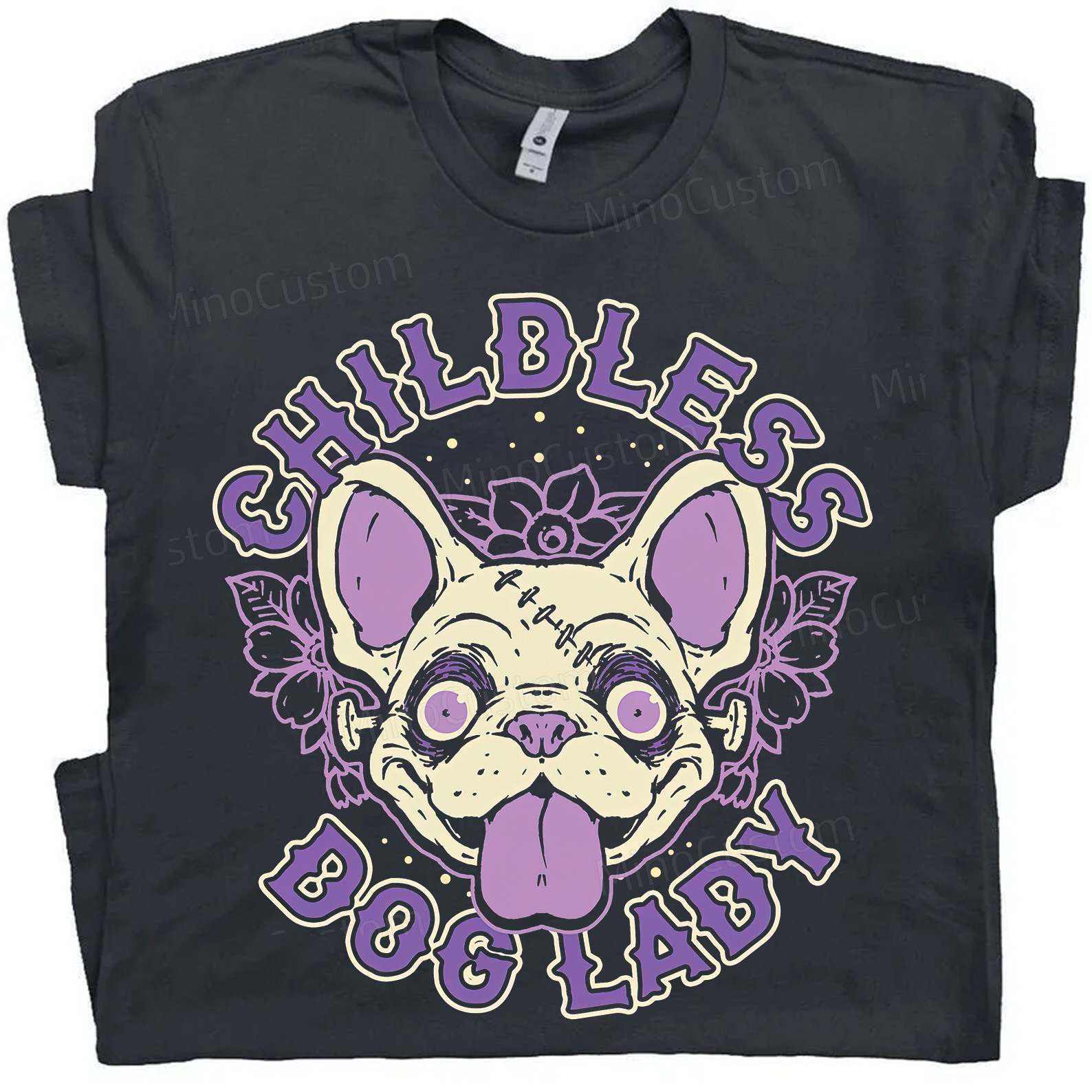 Childless Dog Lady T-shirt