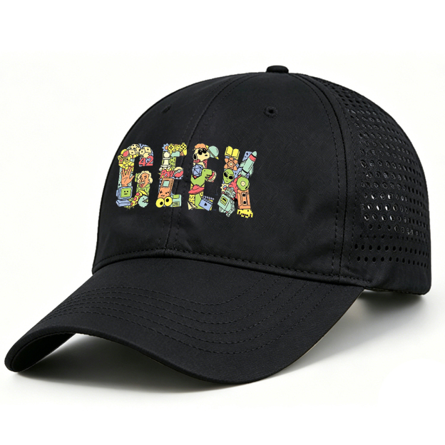 Retro Technology Geek Breathable And Quick-Drying Baseball Cap