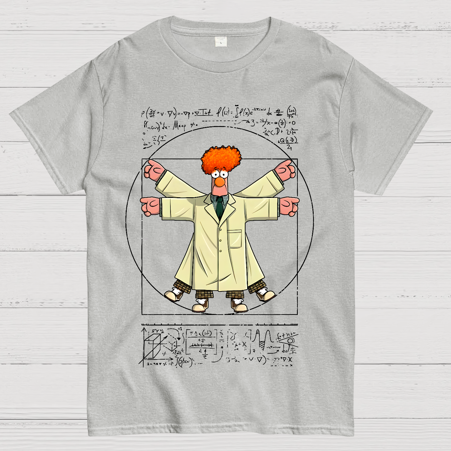 Vitruvian Puppet Geek T-Shirt