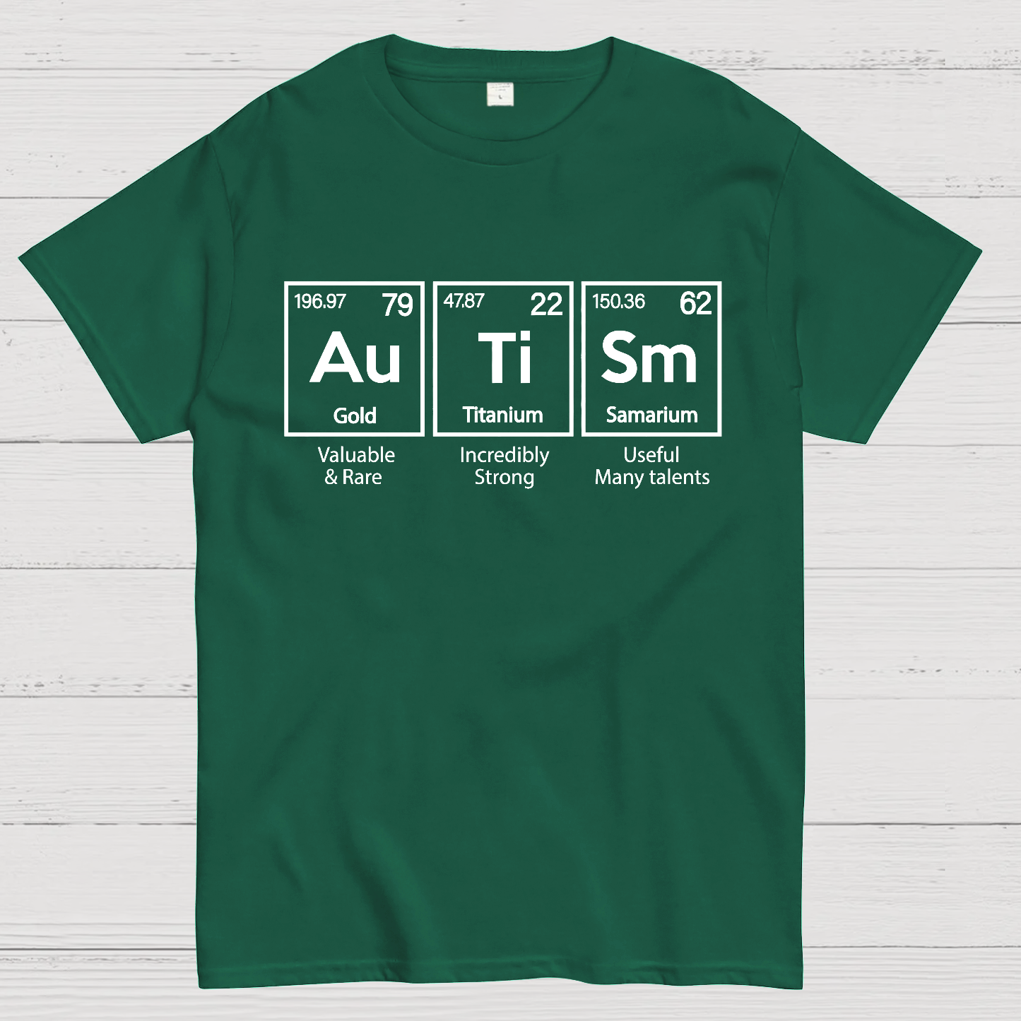 Autism Awareness Elements Periodic Geek T-Shirt
