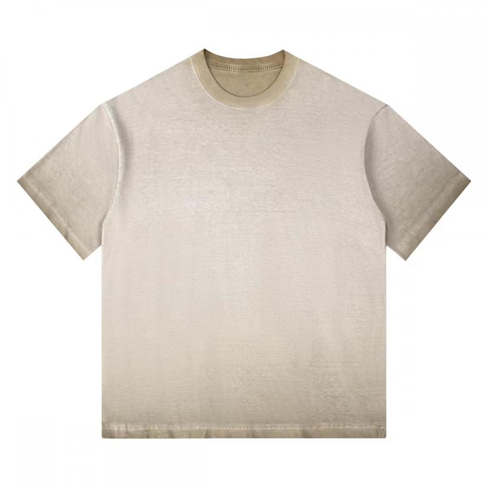 Vintage Crewneck Oversize Gradient Washed T-shirt