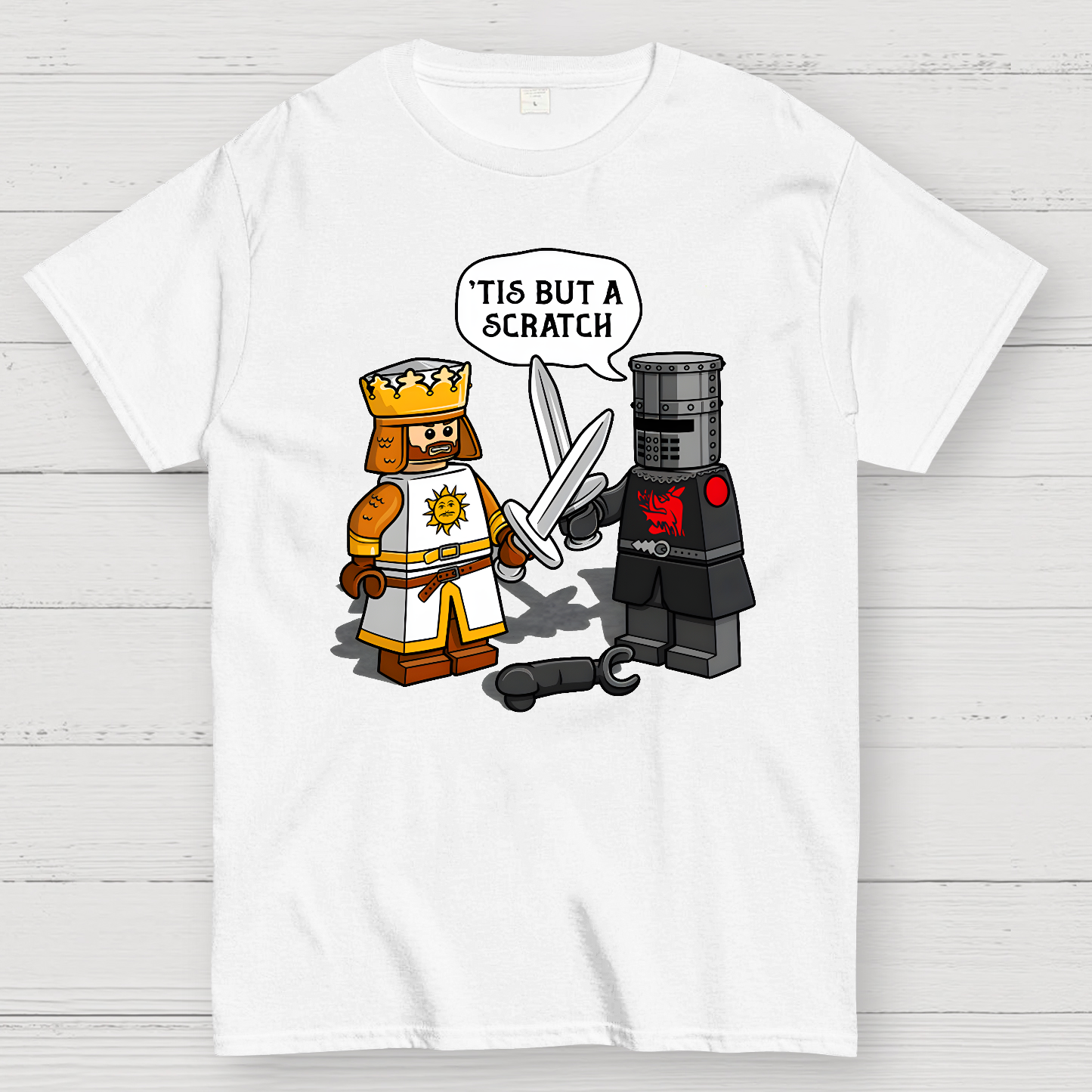King Vs Knight Geek T-Shirt